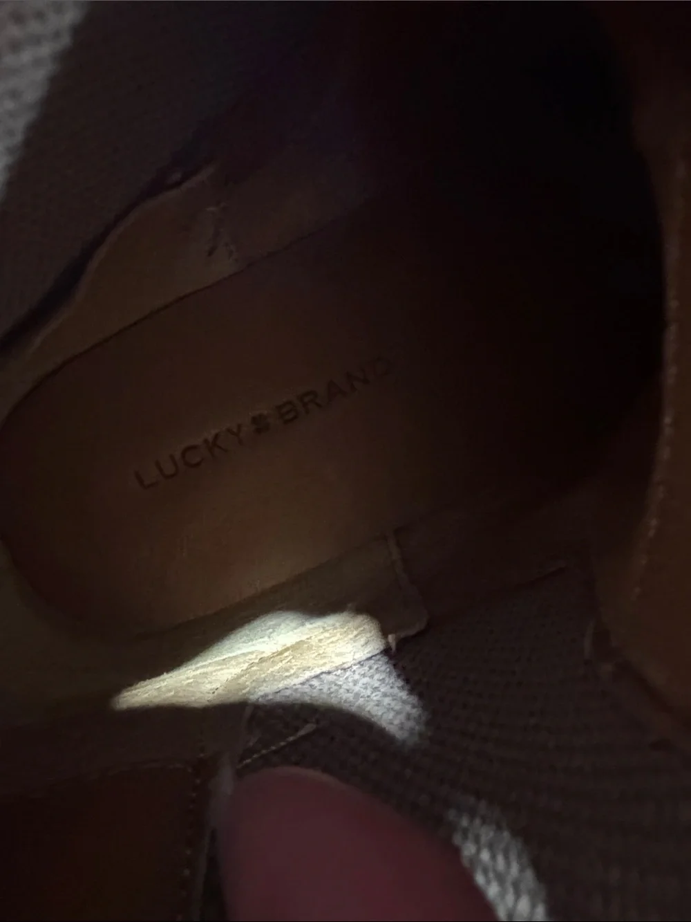 Lucky Brand Brown Suede Faux-Shearling Chelsea Booties